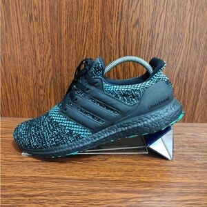Adidas UltraBoost Men’s 11.5 Black Teal Running Shoes
